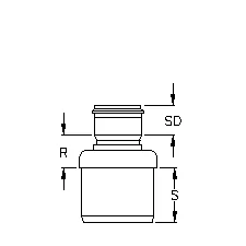 18x6 INCREASER SxG | 110-0186